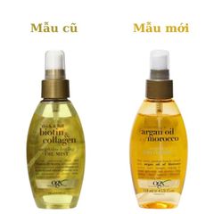 Xịt Dưỡng tóc OGX Renewing Argan Oil Of Morocco Weightless Healing Dry Oil 118ml - Mỹ