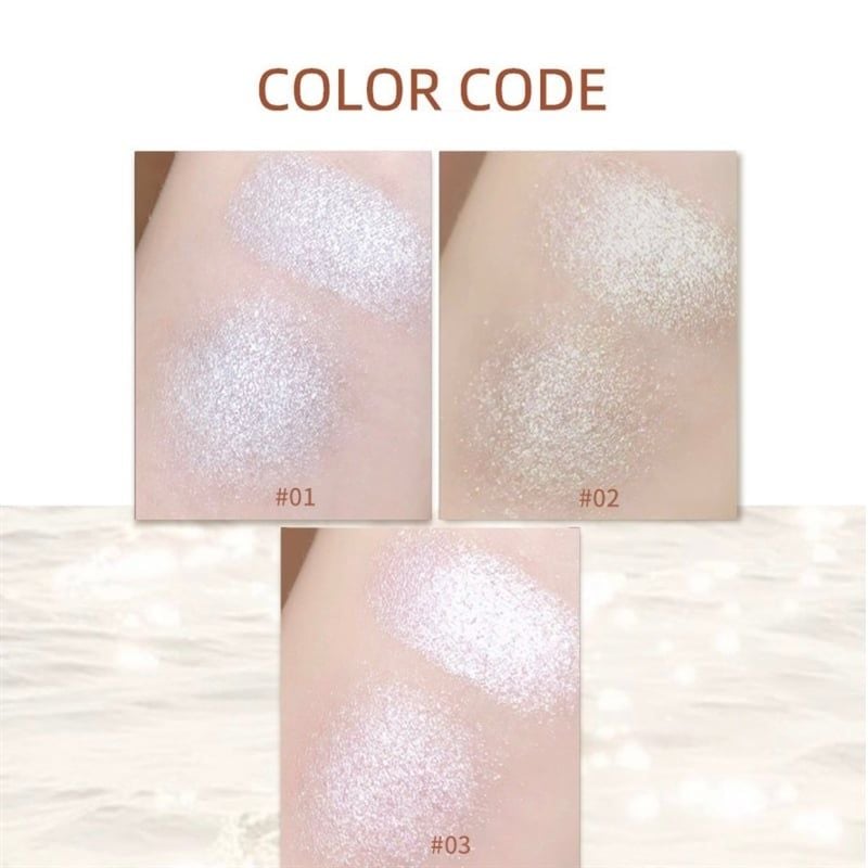 Phấn bắt sáng Lion Gloss Powder Highlight Sư tử #1 trắng