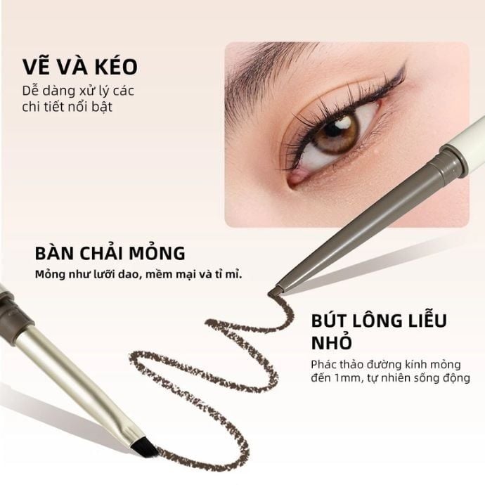Ukiss bút gel kẻ mắt lâu trôi *01