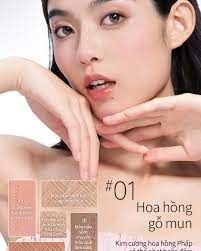 Bảng phấn mắt Mooekiss soulmate #04-hồng đào