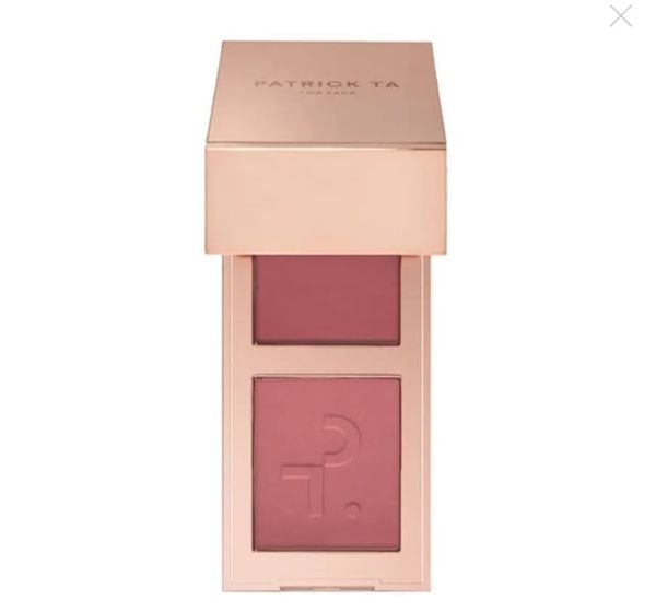 Phấn Má Hồng Patrick Ta Mini Major Headlines Double-Take Crème & Powder Blush Duo Tone She's Seductive