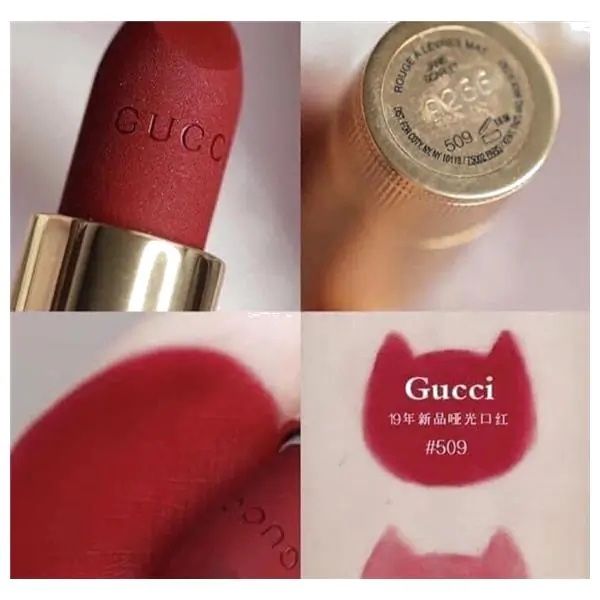Son Gucci Matte 509 Rosso Ancora - Limited Vỏ Đỏ
