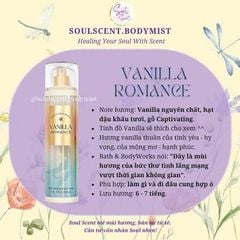 Xịt Thơm Toàn Thân Bath & Body Works VANILLA ROMANCE 236ml 236ml
