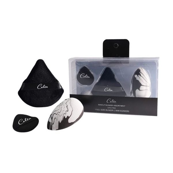 Set 3 Bông Mút Celin Makeup Blender Assortment