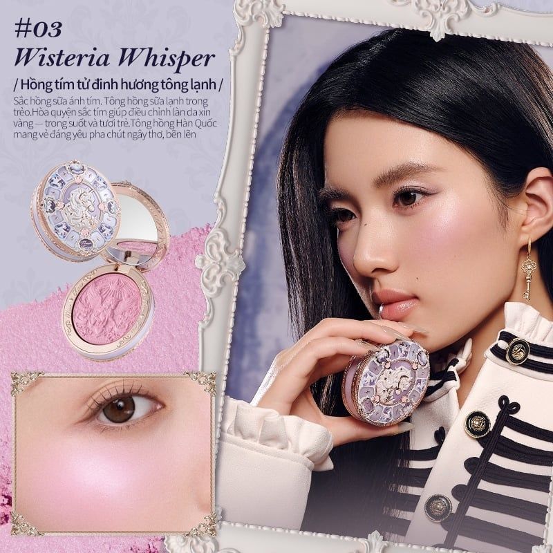 phấn má hồng swan ballet flower knows #02