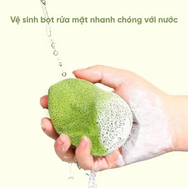 Bông Rửa Mặt Bọt Biển Amortals Wash To Smile Face Washing Pluff 1cái