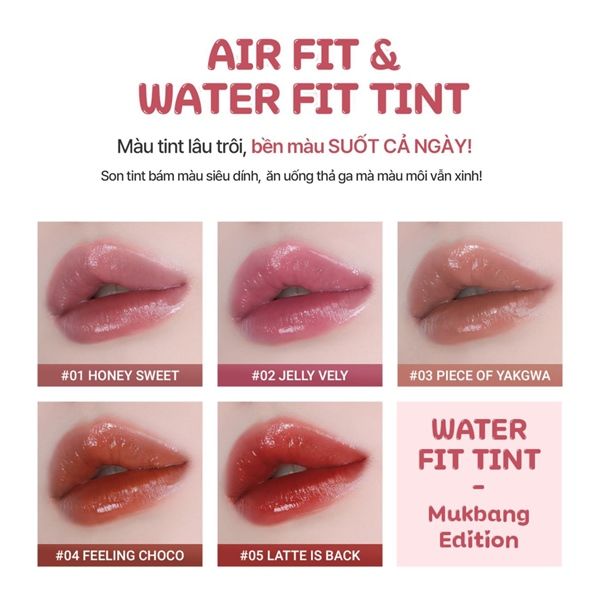 Son tint lì BBIA air fit & water fit tint #05