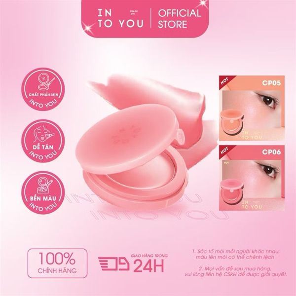 Má hồng kem IN TO YOU cream puff blush #CP04