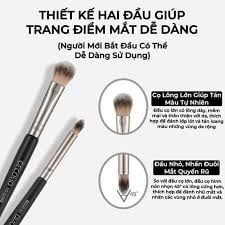 Cọ tán phấn mắt 2 đầu GECOMO makeup brush #G1038