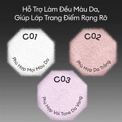 Phấn phủ bột Colorkey lasting naturally C01 -trắng