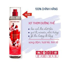 Xịt Thơm Toàn Thân Bath & Body WỬoks Japanese Cherry Blossom 236ml
