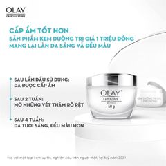 Kem Dưỡng Ẩm Olay Luminous Ban Đêm Dưỡng Sáng Da 50G