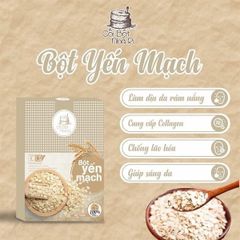 Bột yến mạch , cam thảo, ủ trắng coffee, nghệ , khổ qua, trà xanh của CỐI BỘT NHÀ RI 100g/hộp