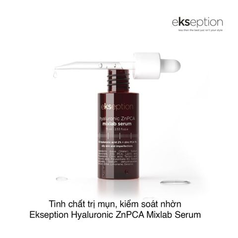 Tinh chất kiểm soát nhờn giảm mụn serum Ekseption Hyaluronic ZnPCA Mixlab 75ml