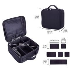 Cốp đựng đồ trang điểm , túi đựng đồ makeup Da PU size S có đai bảo vệ