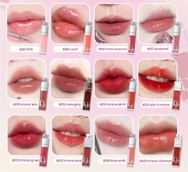 [unbox] Son dưỡng Dior Addict Lip Maximizer Full Size #037-đỏ hoa hồng