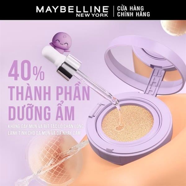 ￼Phấn nước Superstay 24H Baby Matte Cushion Maybelline #111.5