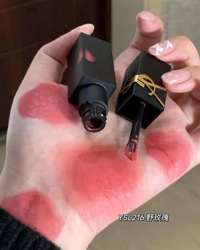 Son kem mịn lì YSL the inks Blur #216-pink domination