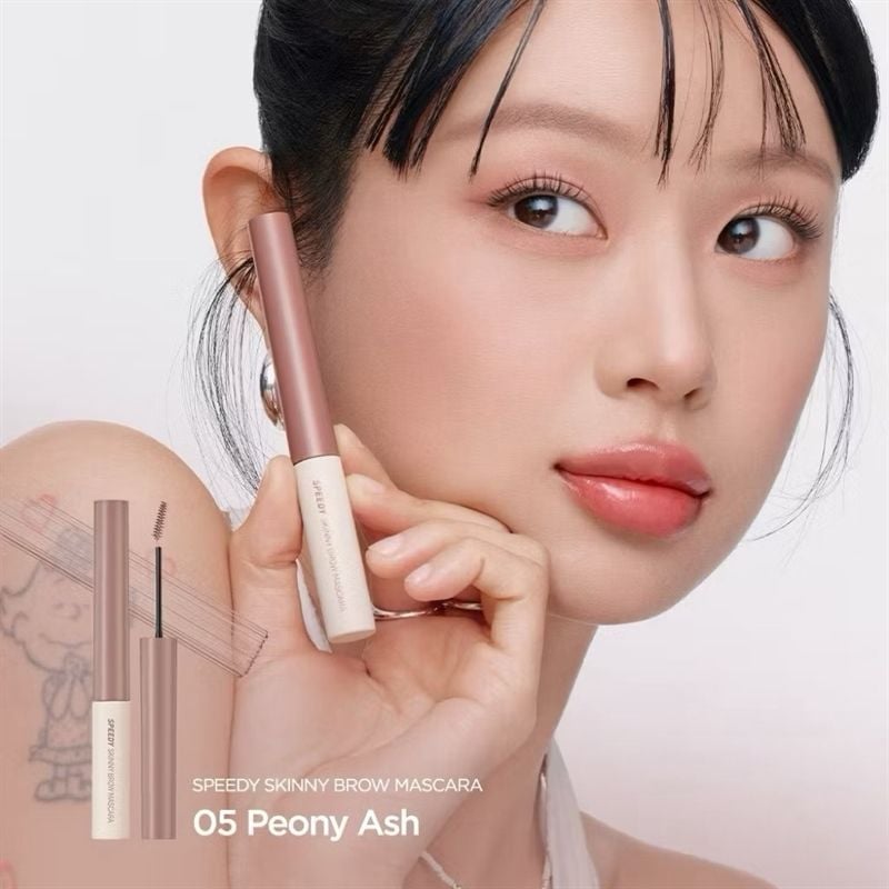 Mascara Chuốt Lông Mày Peripera Speedy Skinny Brow 3G #3 Natural Brown