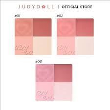 Phấn Má Hồng Judydoll 4 Ô blush & hight #02