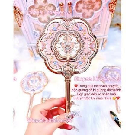 Gương hoa biếc Flower Knows BST hồ điệp vân mây #hồng