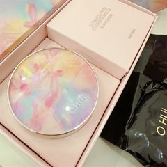 Set Cushion Ohui Ultimate Cover Cushion Moisture SPF50+ PA+++ 15gx3 - Flower Edition 2025 #01 Milk Beige (1 Hộp + 2 Lõi)