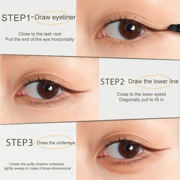 Gel kẻ mắt bền màu lâu trôi êm dịu Judydoll Eyeliner Gel #đen