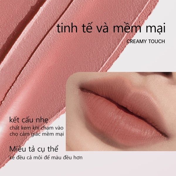 Chì Kẻ Viền Môi Mooekiss Velvet and Matte Lip Liner #01