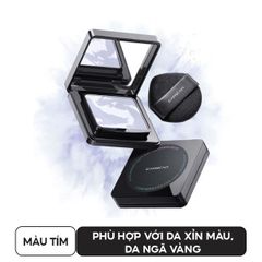 Phấn Phủ Dạng Nén Vỏ Đen Màu Tím Carslan Black Magnetic Soft Mist Powder 8g