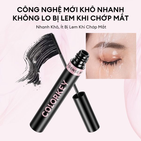 Mascara Colorkey long dense Giúp Mi Dài & Cong Tự Nhiên
