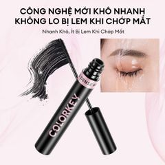 Mascara Colorkey long dense Giúp Mi Dài & Cong Tự Nhiên