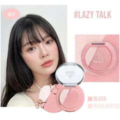 Phấn Má Hồng tích hợp bắt sáng 3CE Blushlighter #Lazy Talk