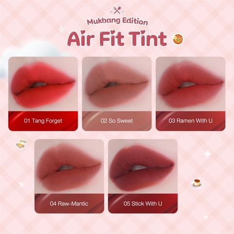 Son kem lì BBIA air fit tint mukbang edition #04