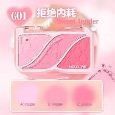 Má hồng 3 ô HOLDLIVE the sun is still shining #G01-sweet tender