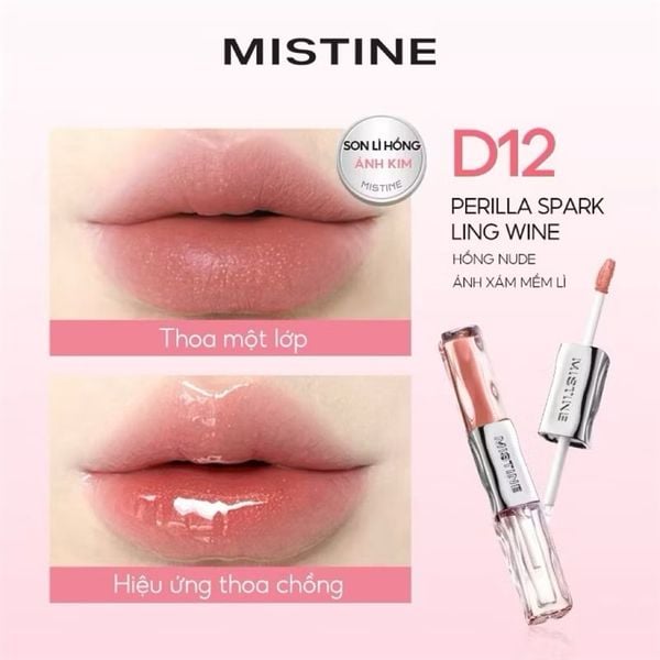 Son mistine 2 đầu D12