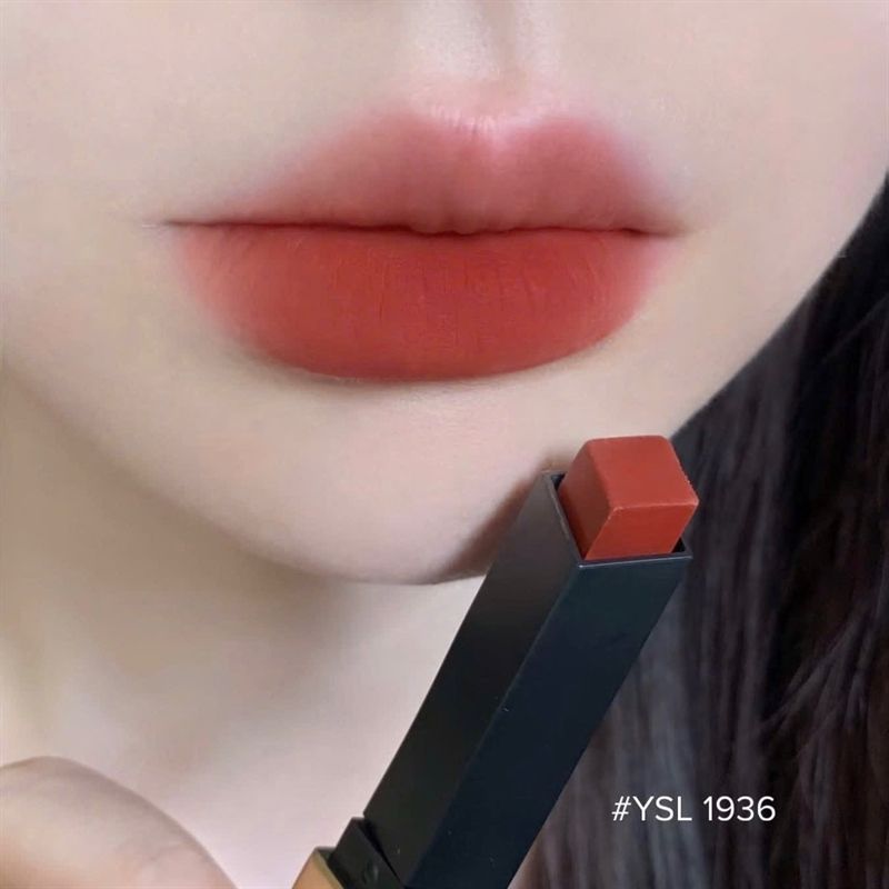 son thỏi lì YSL The Slim Velvet Radical # 1936-đỏ gạch trầm