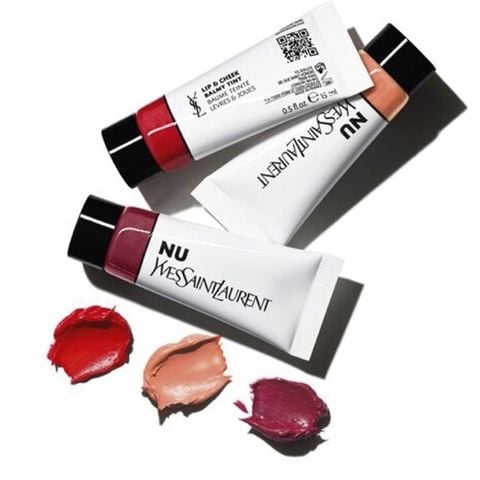 Son Dưỡng Môi & Má Hồng Yves Saint Laurent YSL Nu Lip & Cheek Balmy Tint - Nu Flush Màu Đỏ Hồng