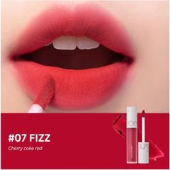 Son kem lì Romand zero velvet tint #07 fizz đỏ cherry