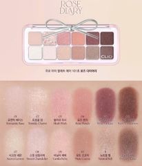 Bảng phấn mắt Clio rosy diary pro eye palette #101