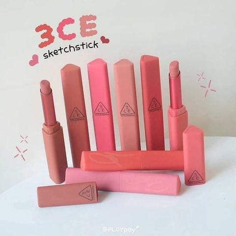 Son Sáp Mịn Lì 3CE Sketch Stick #03 softly spoken