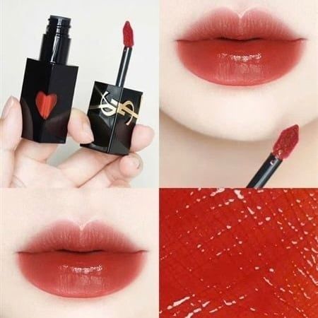 Son kem lì YSL the inks vinyl cream #416-chili provocation