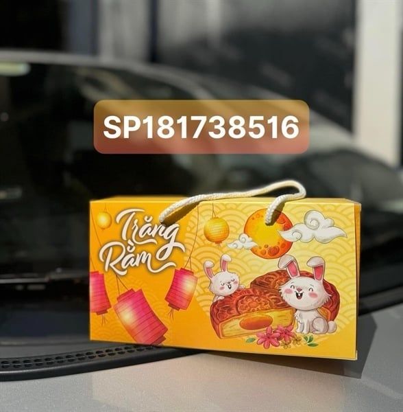Hộp Trung Thu 2 bánh trăng rằm