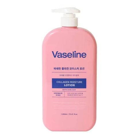 Sữa Dưỡng Thể Vaseline Collagen Moisture Lotion 1000ml #hồng