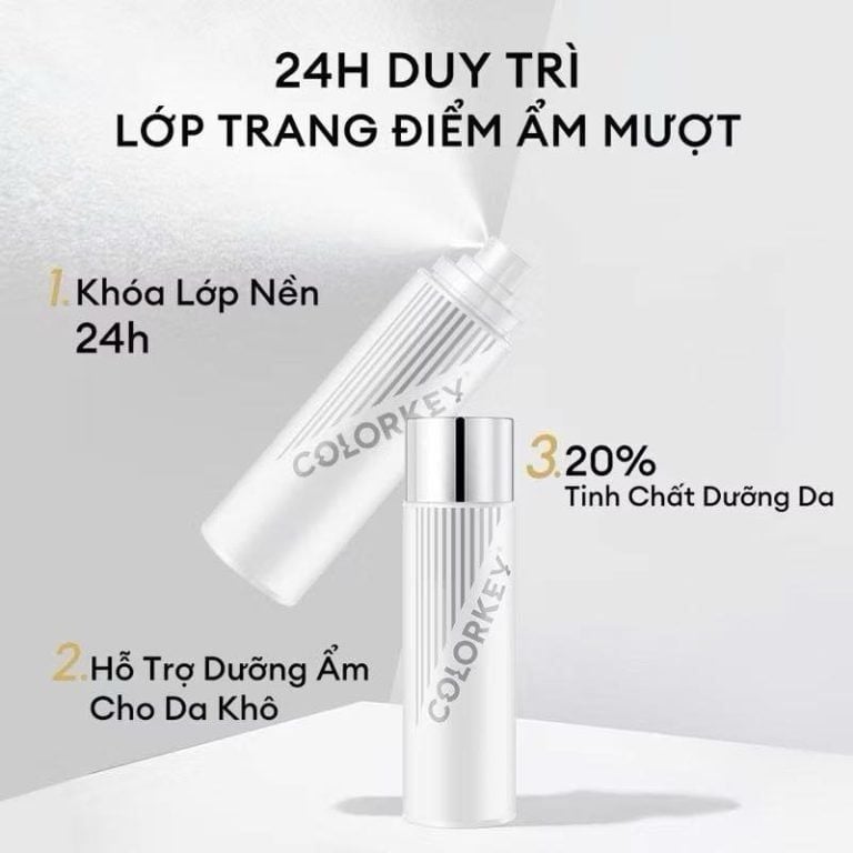 Xịt khóa nền Colorkey brightening dewy makeup setting spray 100ml