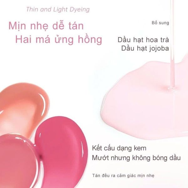 Má Hồng Dạng Kem Mooekiss Air Cushion Blush Matte #M05