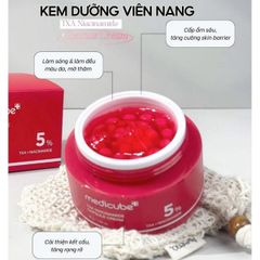Kem Dưỡng Sáng, Phục Hồi Da Medicube TXA + 5% Niacinamide Capsule Cream 55g