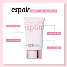 Kem Chống Nắng Nâng Tông Espoir Water Splash Cica Tone Up Sun Cream