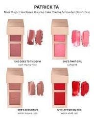 Má Hồng Patrick Ta Double-Take Cream And Powder Blush Duo mini size