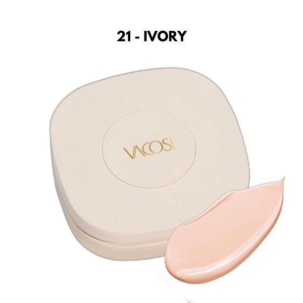 PHẤN NƯỚC KIỀM DẦU VACOSI FLASO CUSHION spf50+ pa+++ #21- tự nhiên