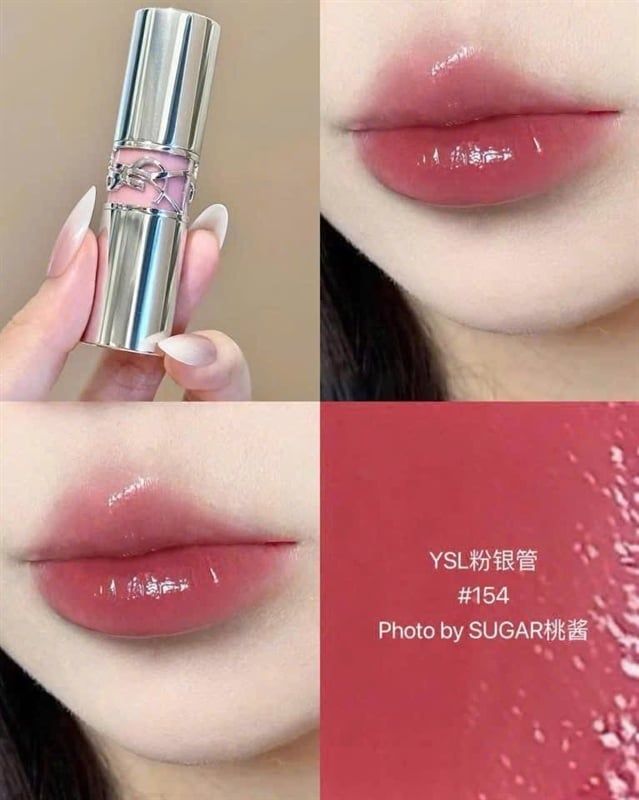 Son Dưỡng YSL Loveshine Caring Lipstick #154-Love Berry